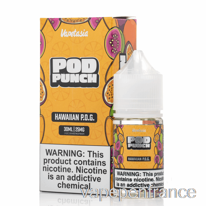 P.o.g. Hawaïen - Sels Punch Vapetasia Pod - Stylo Vape 30 Ml 25 Mg